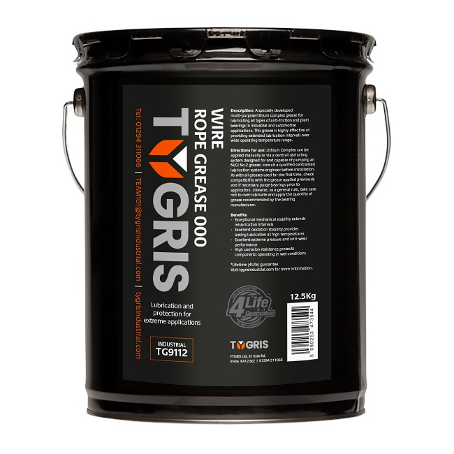 TYGRIS Wire Rope Grease 00 12.5kg - TG9112